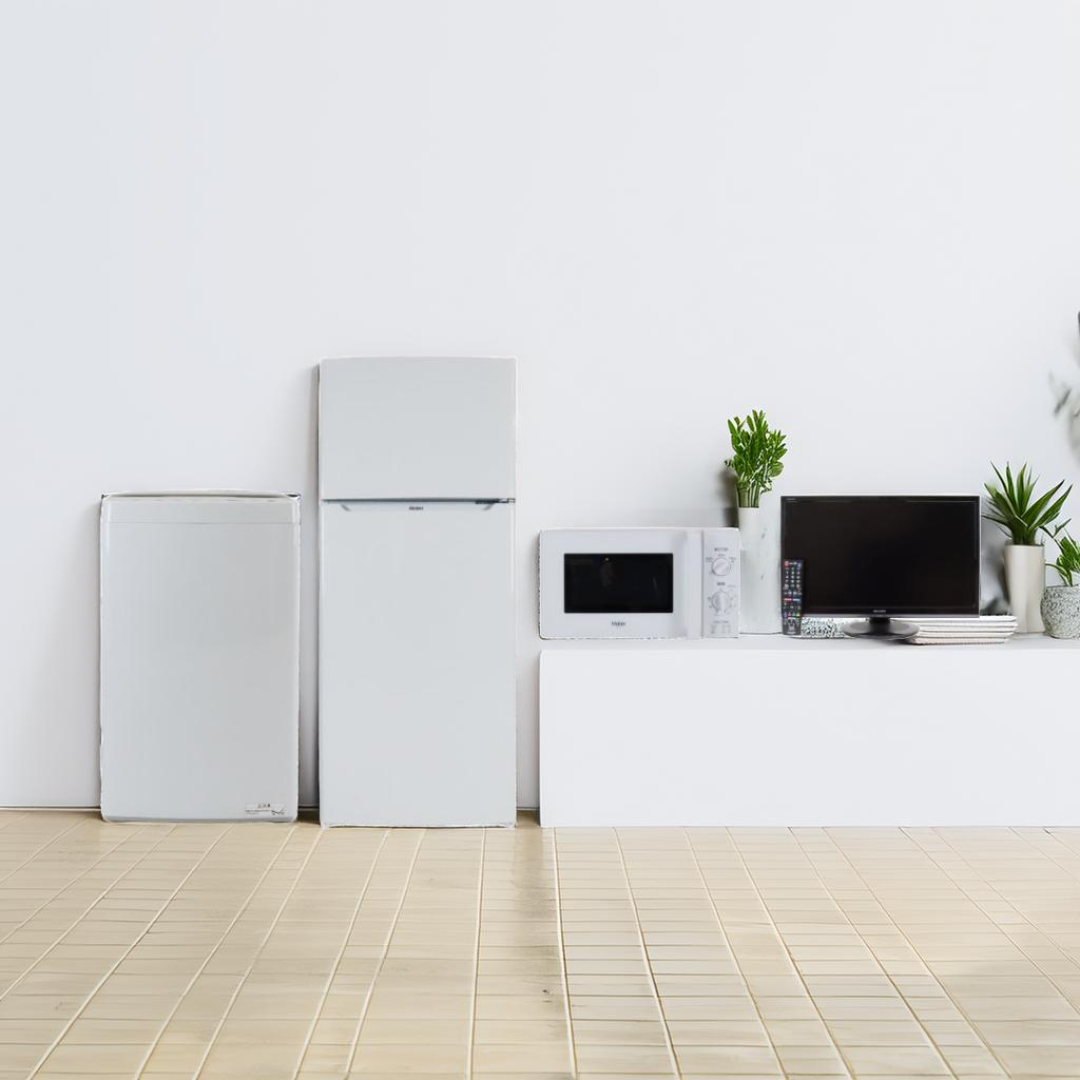 Re.Room家電4点セット(冷蔵庫110~120L) レンタル